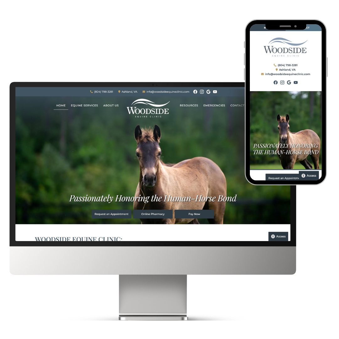 Best Equine Website Design - Woodside Equine Clinic Best Equine Website Design - Woodside Equine Clinic