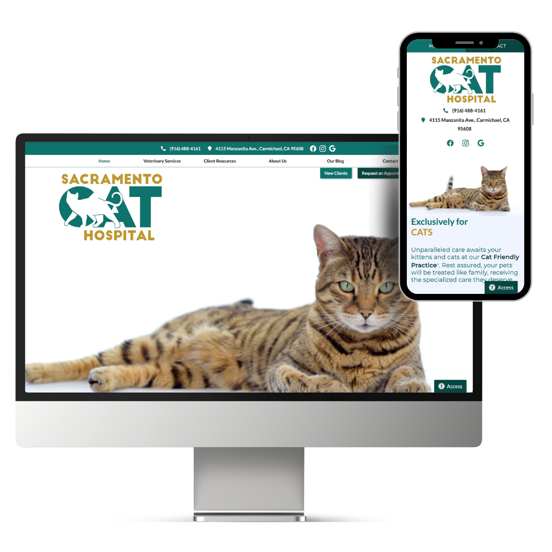 Best Vet Website Design - Sacramento Cat Hospital Best Vet Website Design - Sacramento Cat Hospital